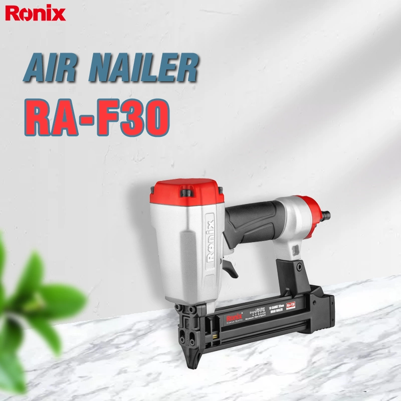 Ronix High Quality Ra-F30 Mini Portable Pneumatic Fastening Fixing Electric Tools Electric Nail Gun Air Nailer Stapler Machine