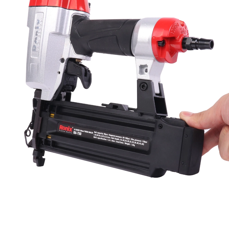 Ronix Model Ra-T50 Pneumatic Staple Gun Professional Heavy Duty Stapler Air Fine Crown Staplers for Sofa Staple Gun